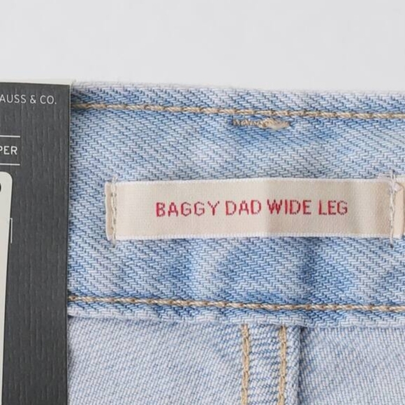 Levi's Baggy Dad Wide Leg Jeans Blue - Picture 12 of 12